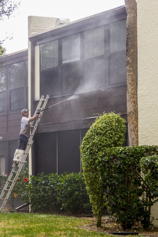 Eaves Power Washing detail